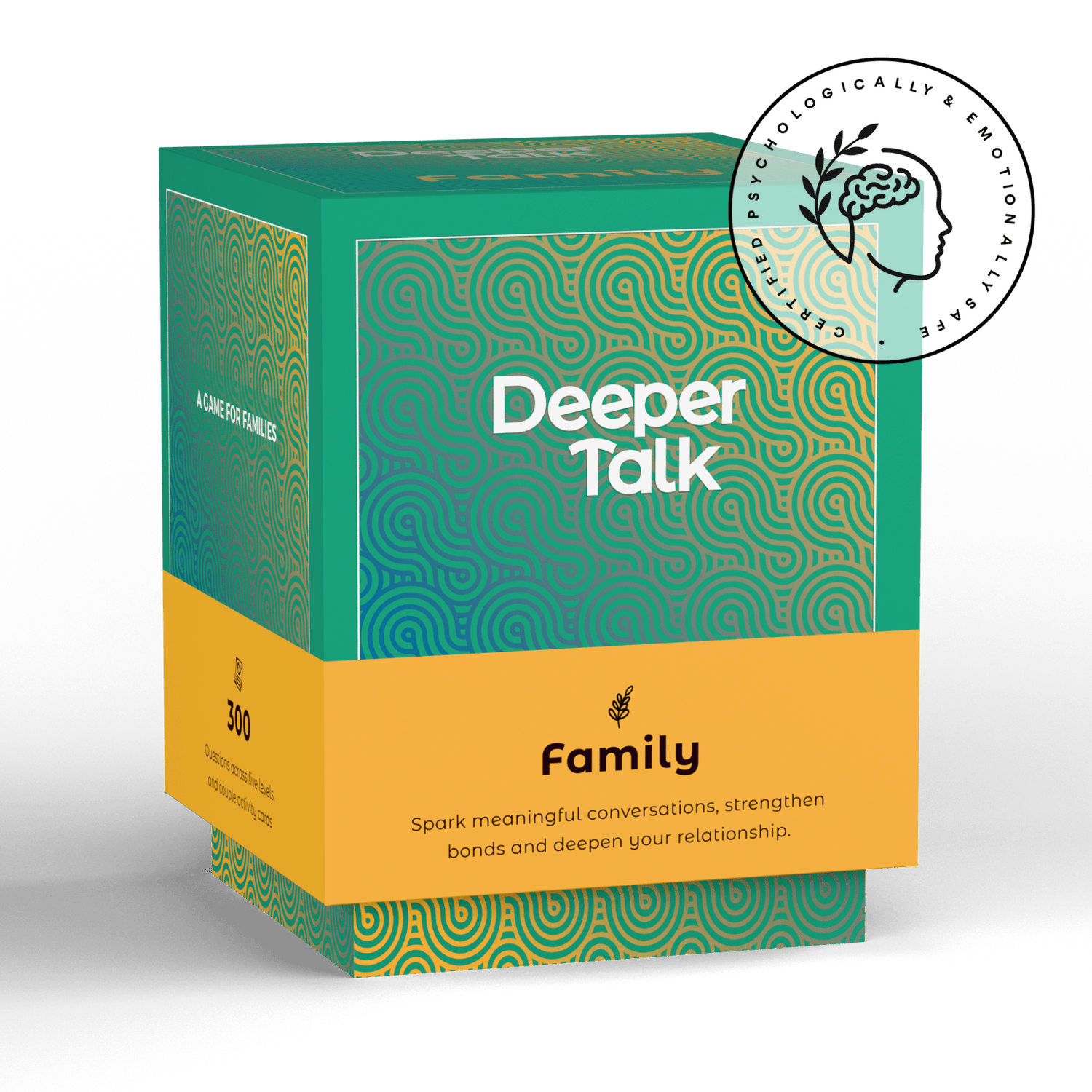 Family card game - conversation cards to strengthen family bonds, improve communication, and create meaningful connections across all ages