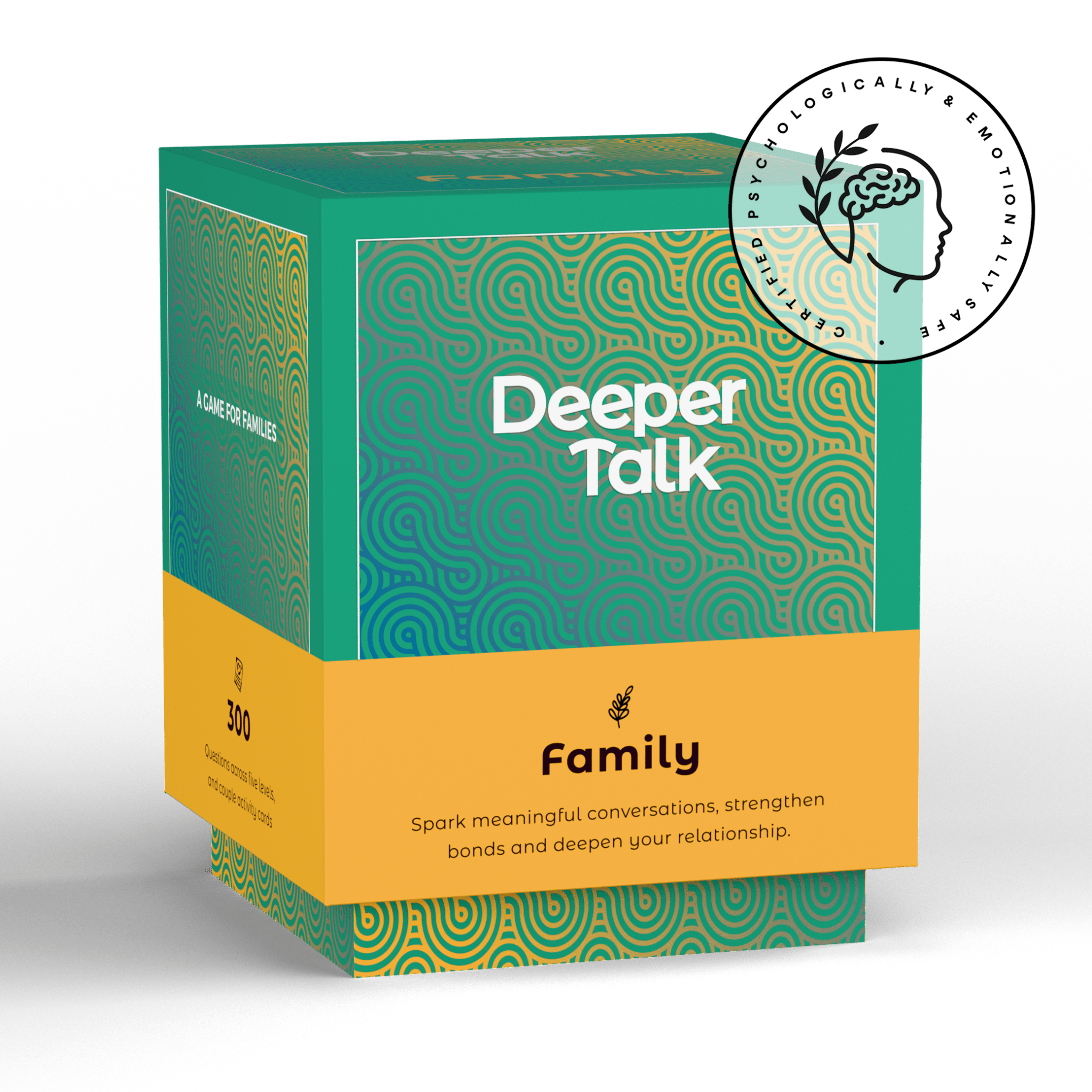 Family card game - conversation cards to strengthen family bonds, improve communication, and create meaningful connections across all ages