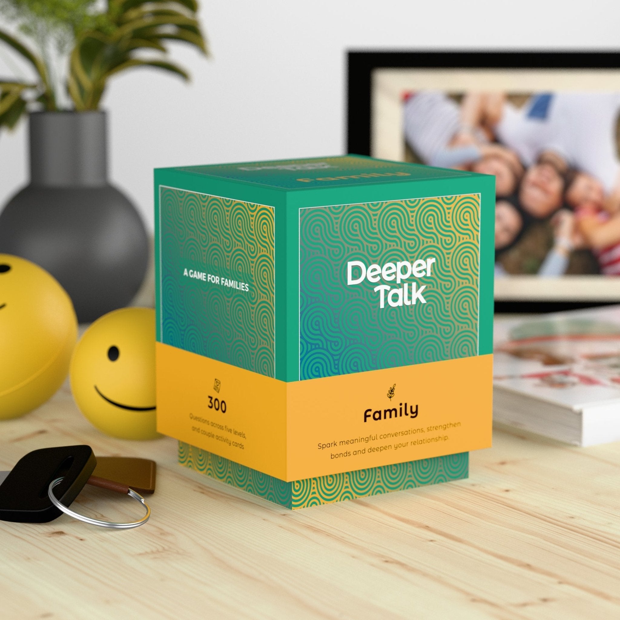 Family communication game - conversation starter cards to bridge family gaps, enhance understanding, and foster quality time together