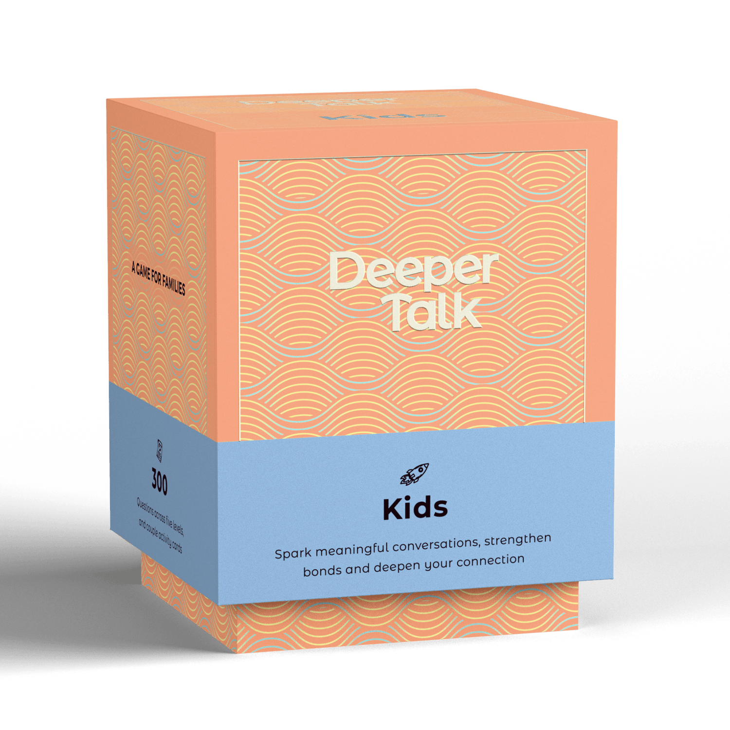 Kids conversation card game - parent-child bonding cards to improve family communication, encourage honest talking, and strengthen relationships