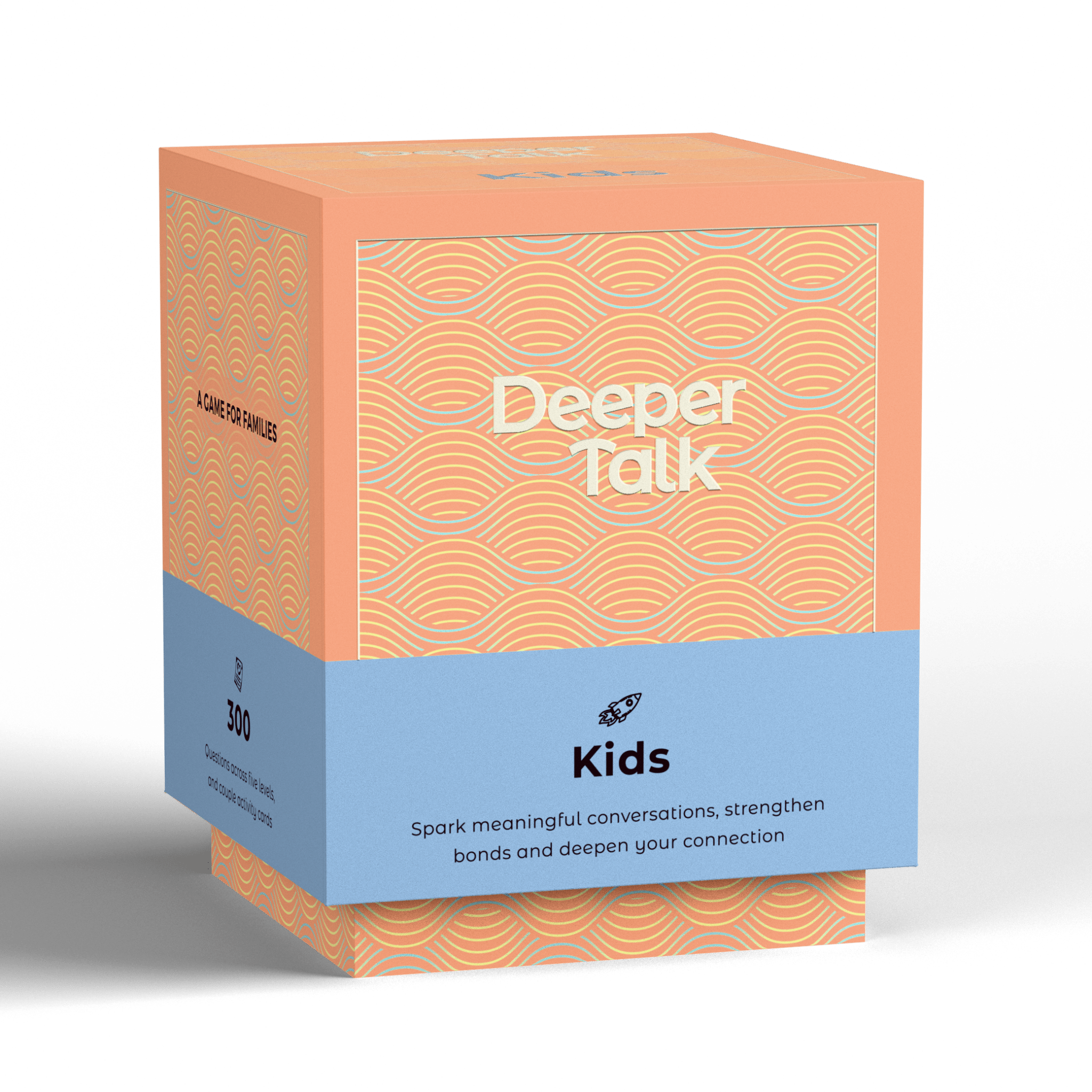 Kids conversation card game - parent-child bonding cards to improve family communication, encourage honest talking, and strengthen relationships