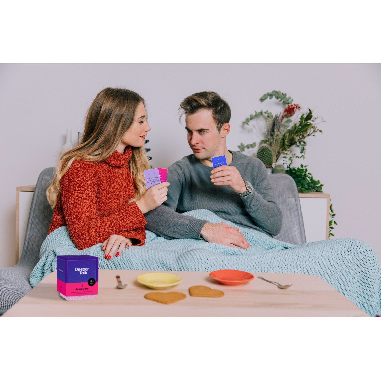 Sexy Date card deck - romantic game for couples to enhance intimacy, discover fantasies, and bring back bedroom excitement