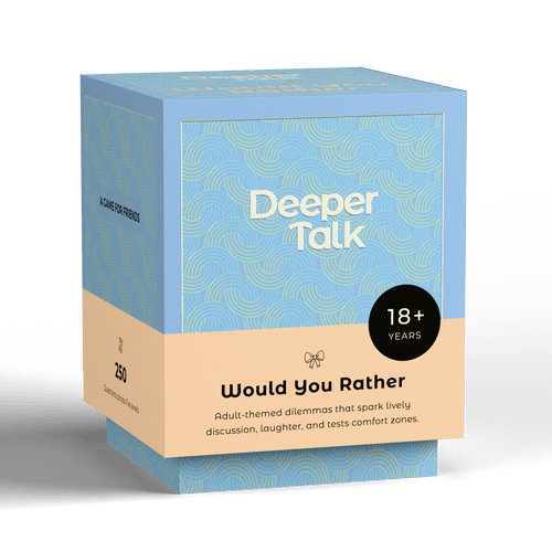 Would You Rather adult card game - hilarious party game with edgy questions, tough choices, and debate scenarios for adults 18+