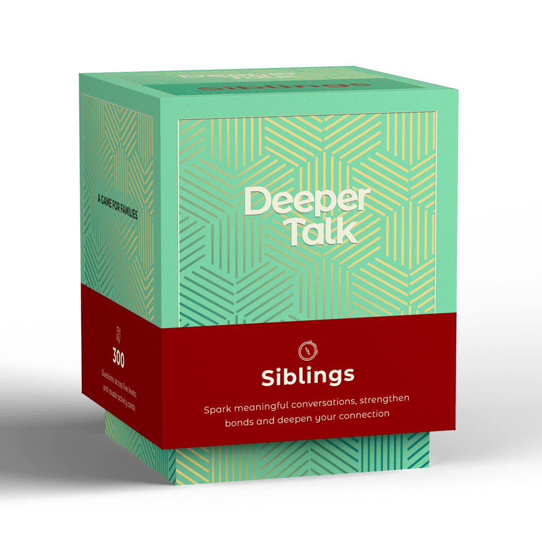 Siblings card game - conversation cards for brothers and sisters to reconnect, share secrets, and strengthen sibling bonds