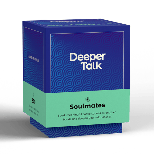 Soulmates card deck for couples - deep conversation cards to strengthen emotional intimacy, explore romantic connection, and build lifelong partnership through meaningful questions